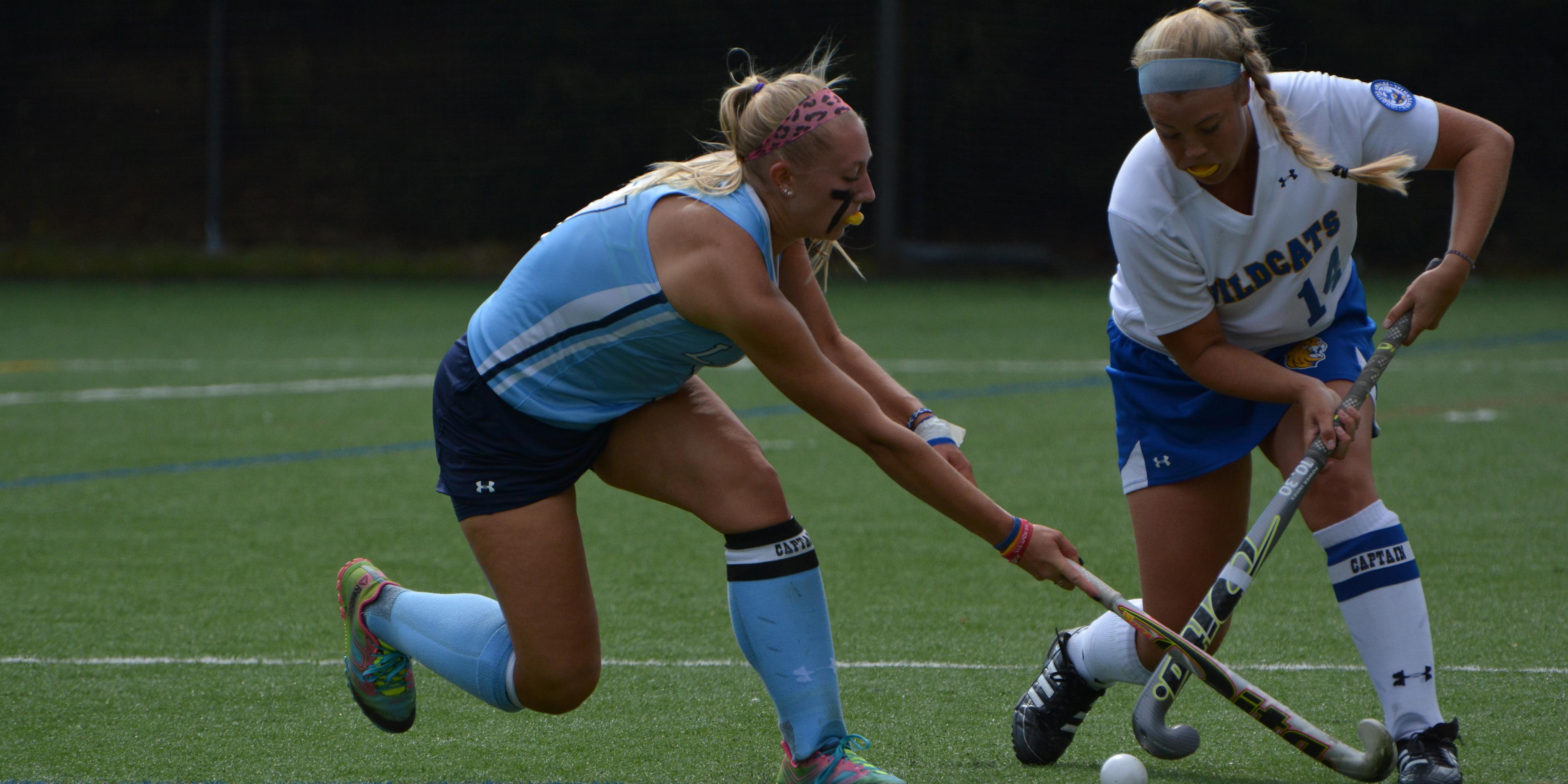 Field Hockey Tops Regis, 2-0 in Non-Conference Action