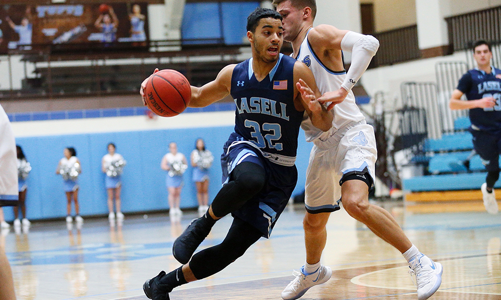 MBK: Lasell downs Husson in semester finale; Nunez leads Lasers with 26 points