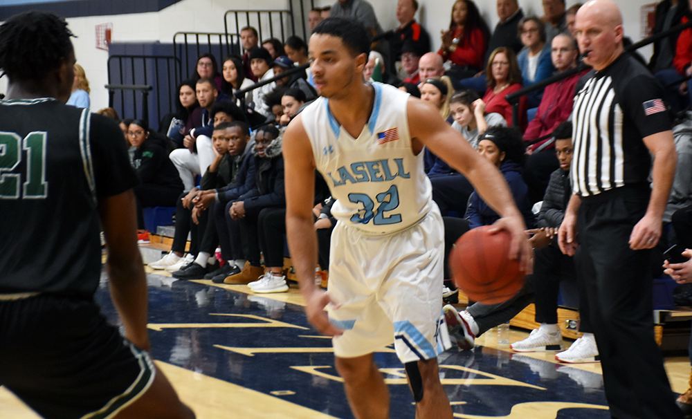 MBK: Lasell stuns undefeated #7 Nichols; Nunez and Masciarelli combine for 55 points