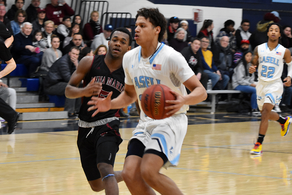 MBK: Anna Maria gets past Lasell in key GNAC affair; All five Laser starters score in double figures