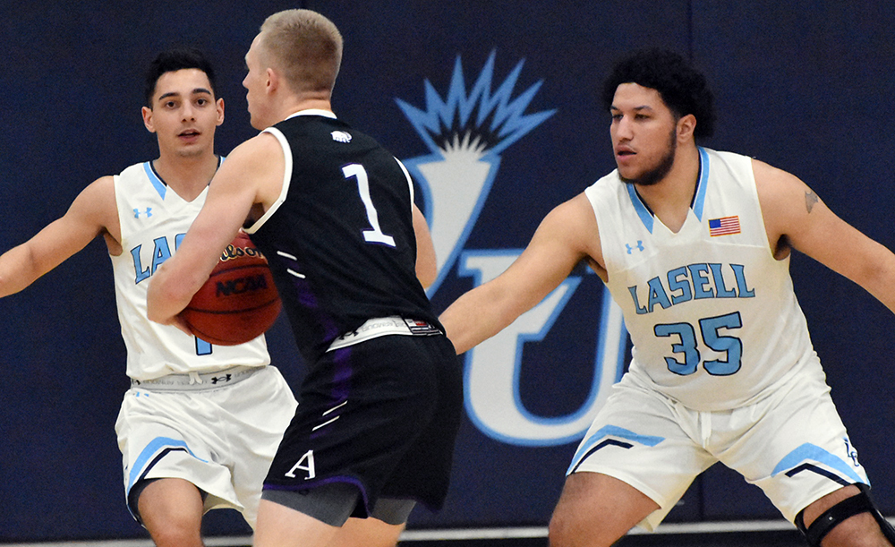 MBK: Lasers fall to #4 Amherst; Masciarelli scores 16 to lead Lasers