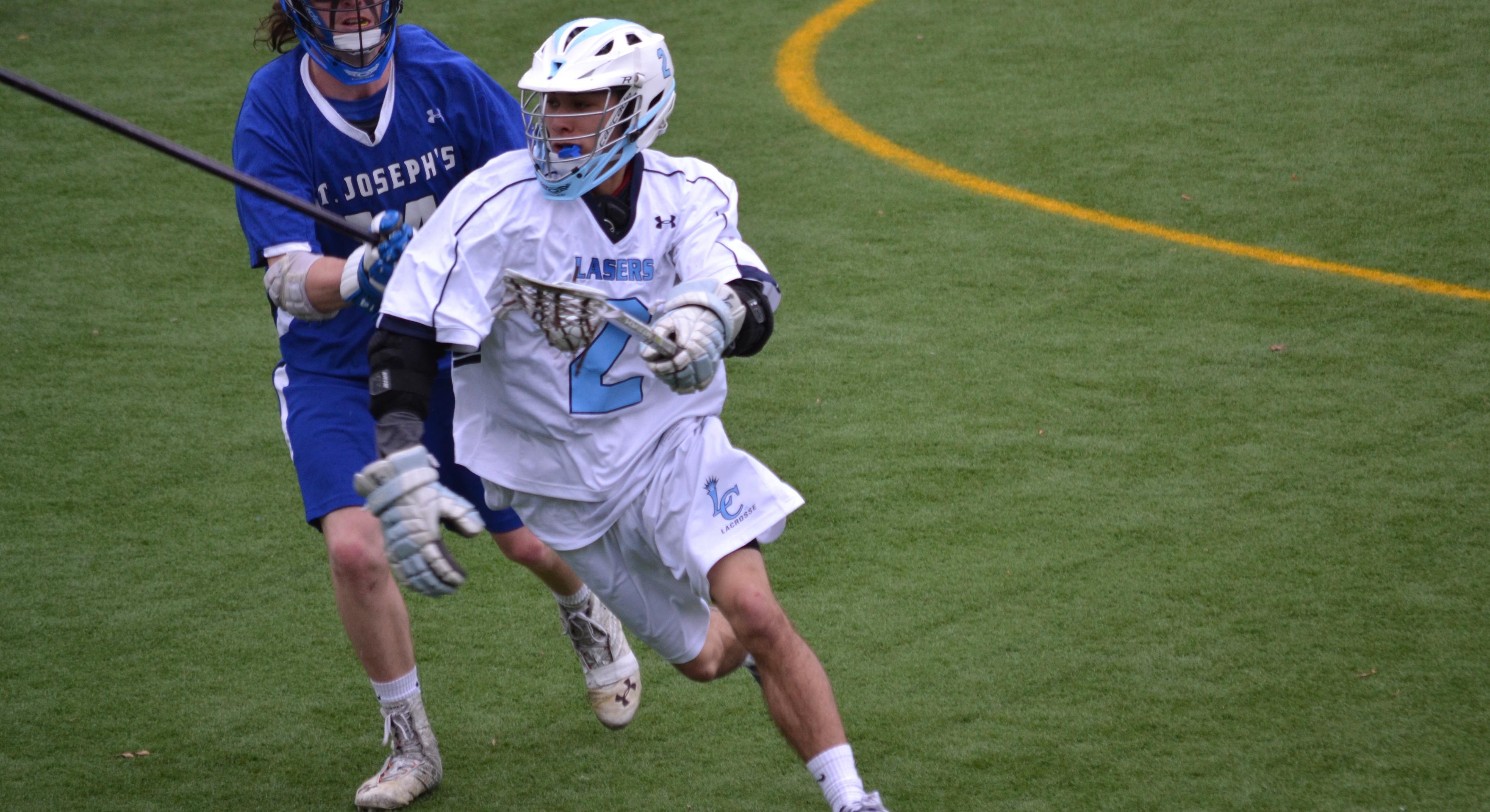 Men's Lax Shakes off Slow Start to Roll 18-5 at JWU