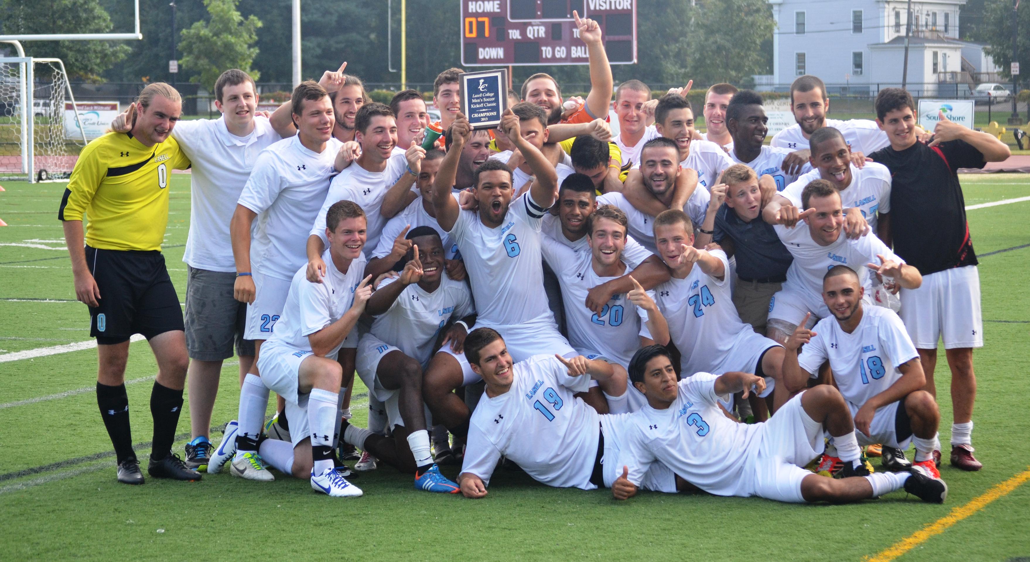 Men's Soccer Claims Kick-Off Classic Title, 2-0 over Fitchburg St.