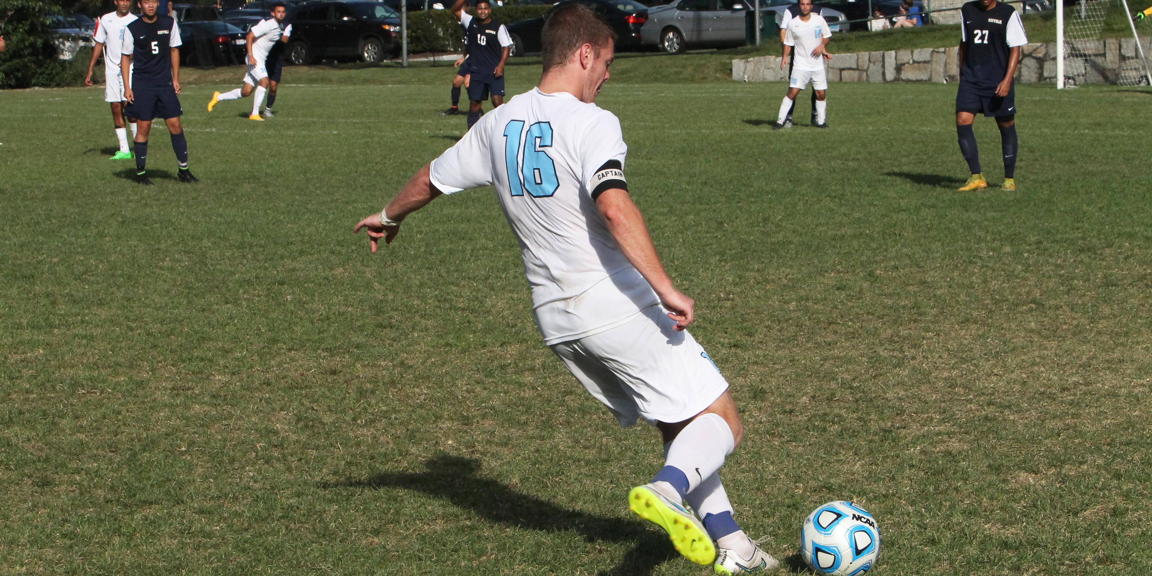 Men's Soccer Falls to Reigning GNAC Champion Johnson and Wales 1-0