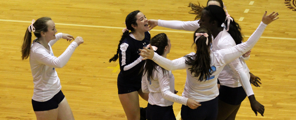Women's Volleyball Downs Emmanuel in Afternoon Tri-Match