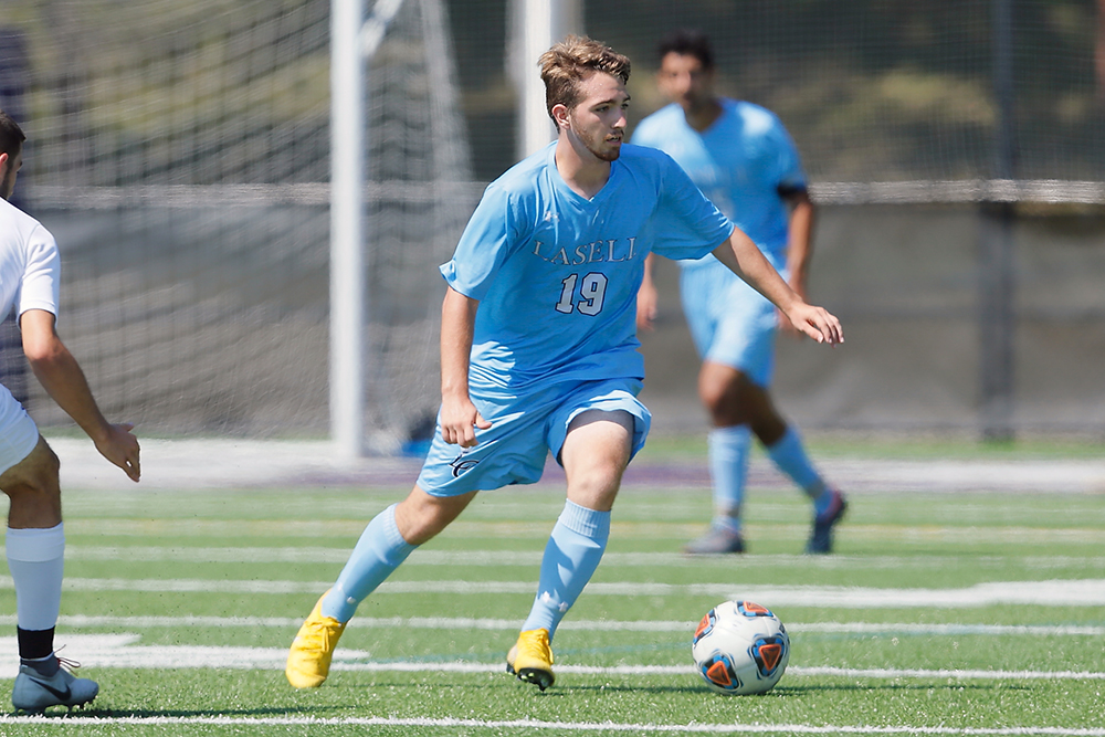 Lasell Men’s Soccer upended by Suffolk