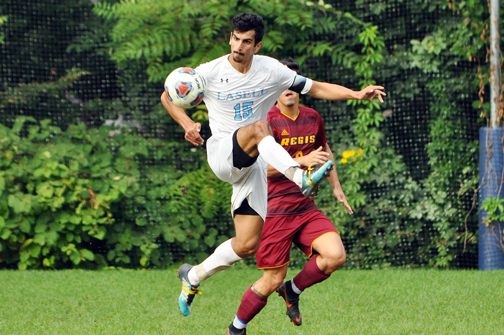 Lasell Men’s Soccer plays to draw against Regis