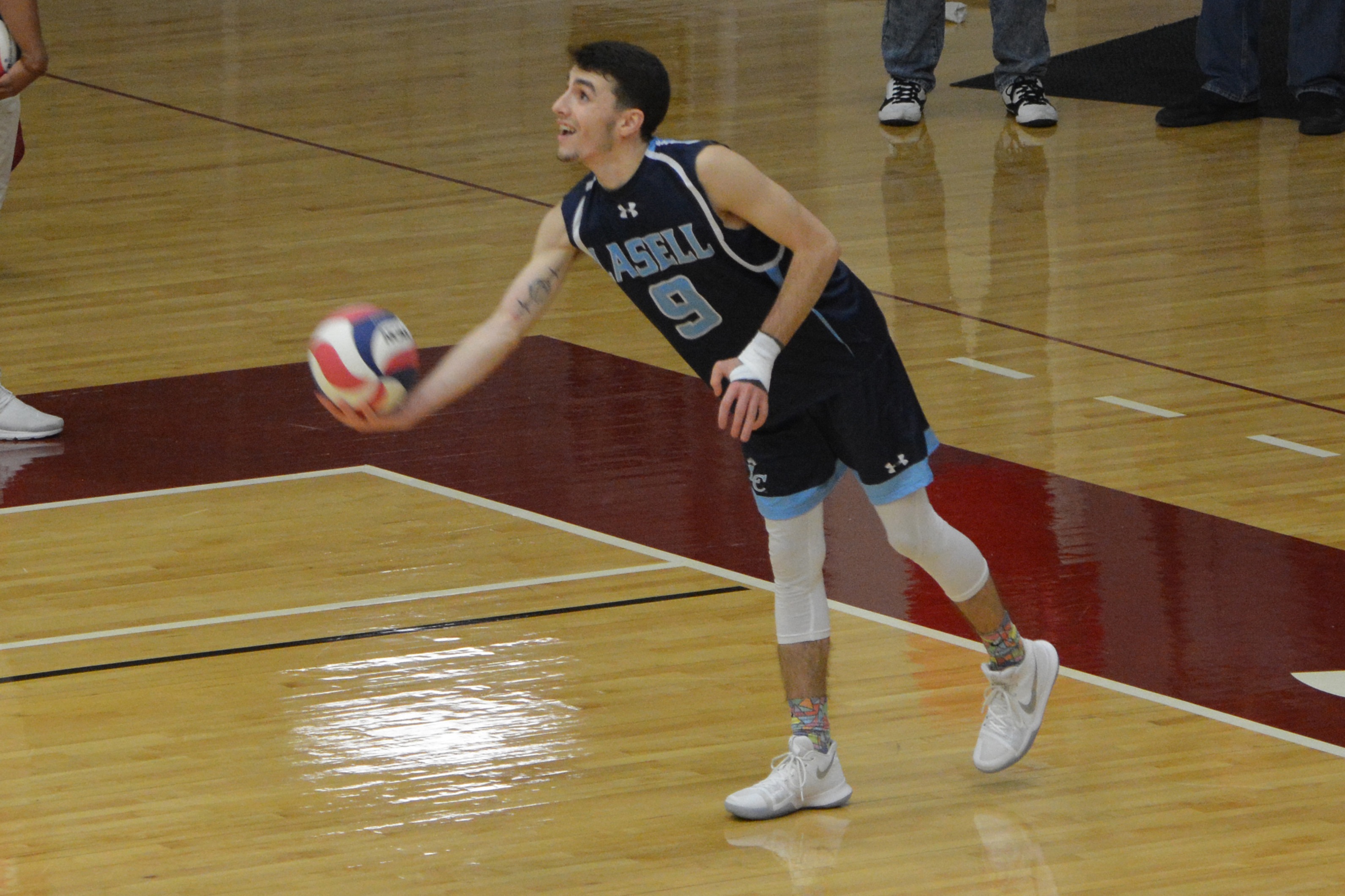 Lasell Men’s Volleyball loses two more at Nazareth Tournament