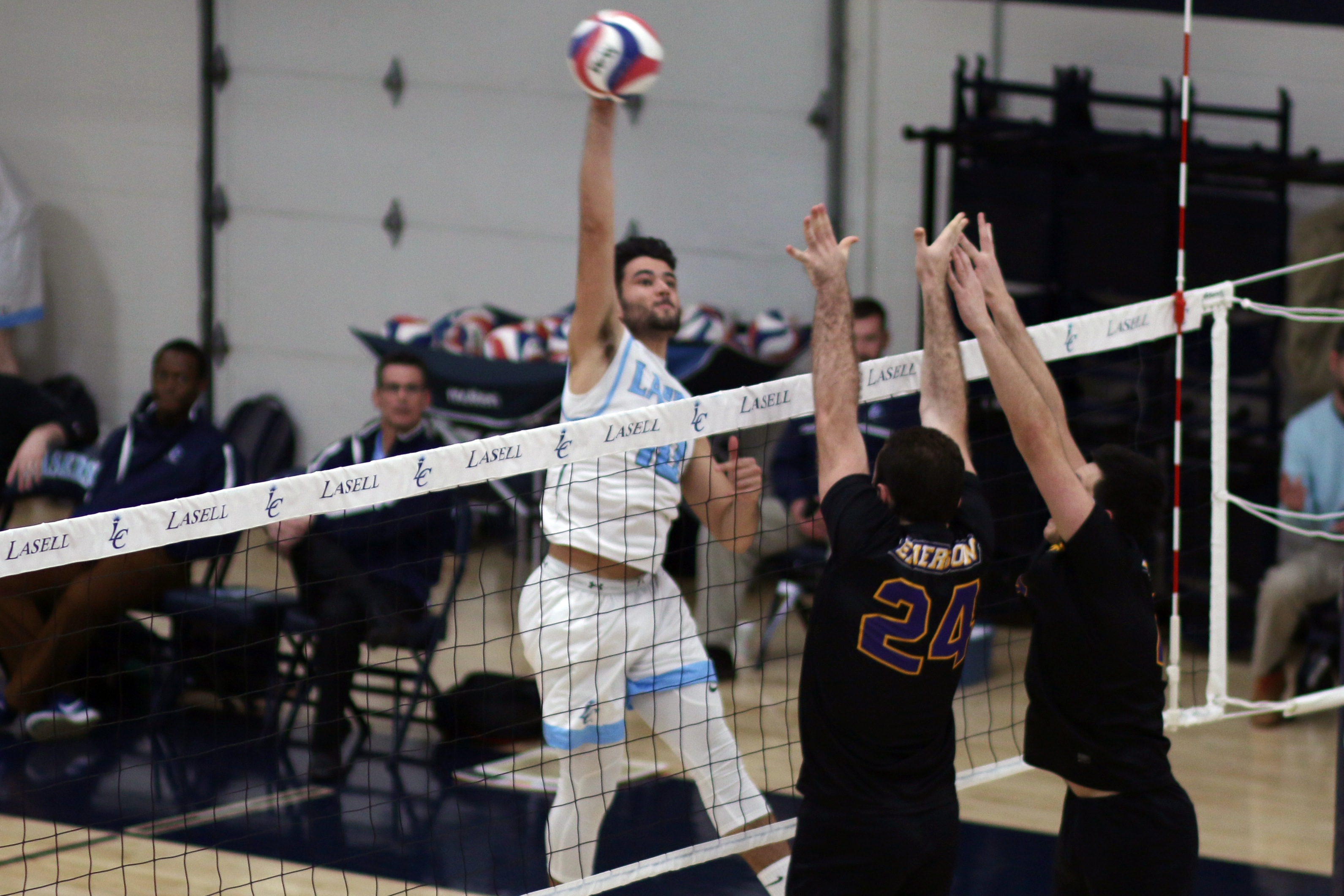 Lasell Men’s Volleyball drops GNAC tri-match