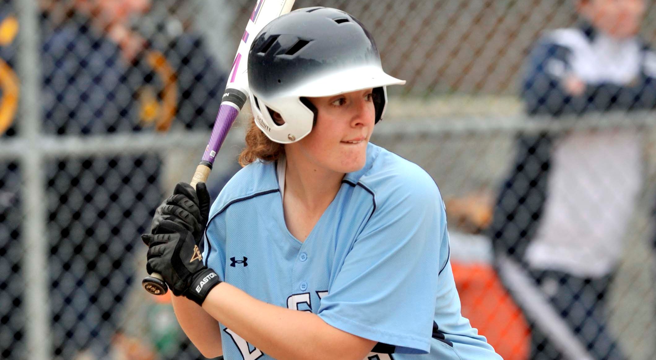 DeAngelius and Archetto Power Lasell to GNAC Sweep over Rivier in Softball