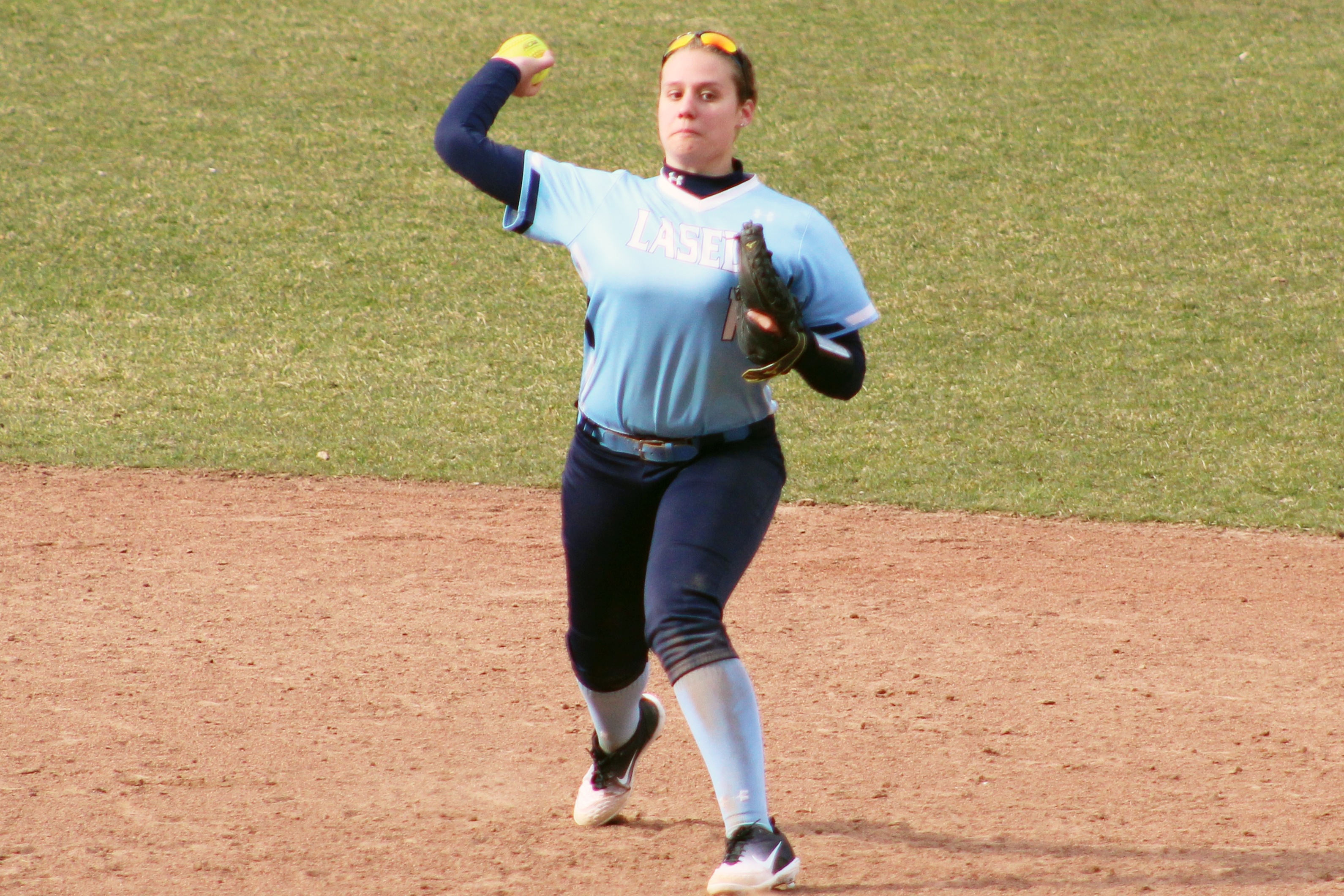 Lasell Softball drops two to Johnson & Wales