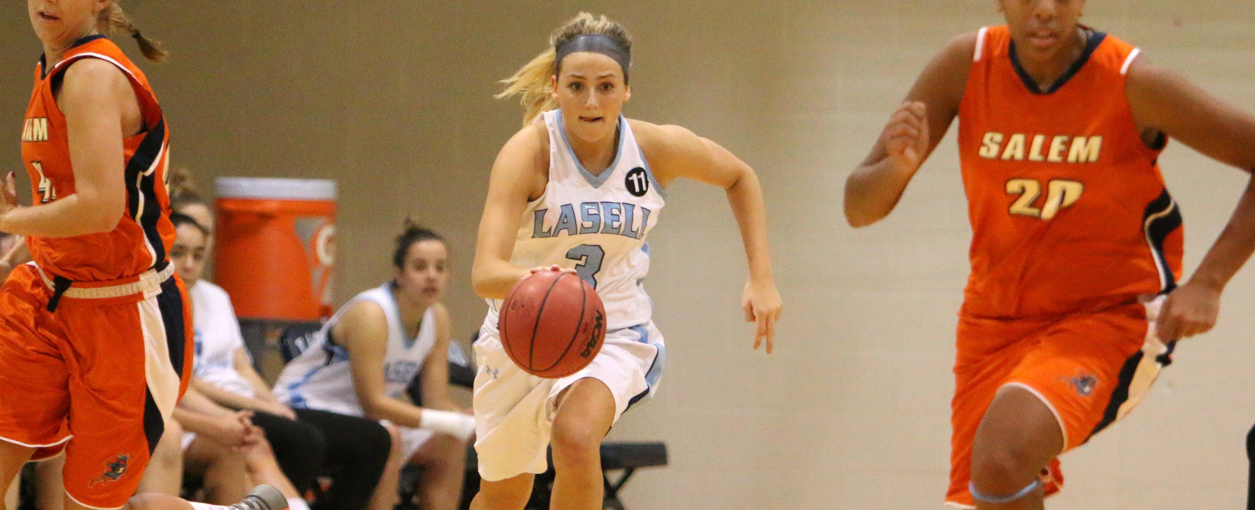 Stopera Enters 1,000 Point Club in 64-33 Victory at Mount Holyoke