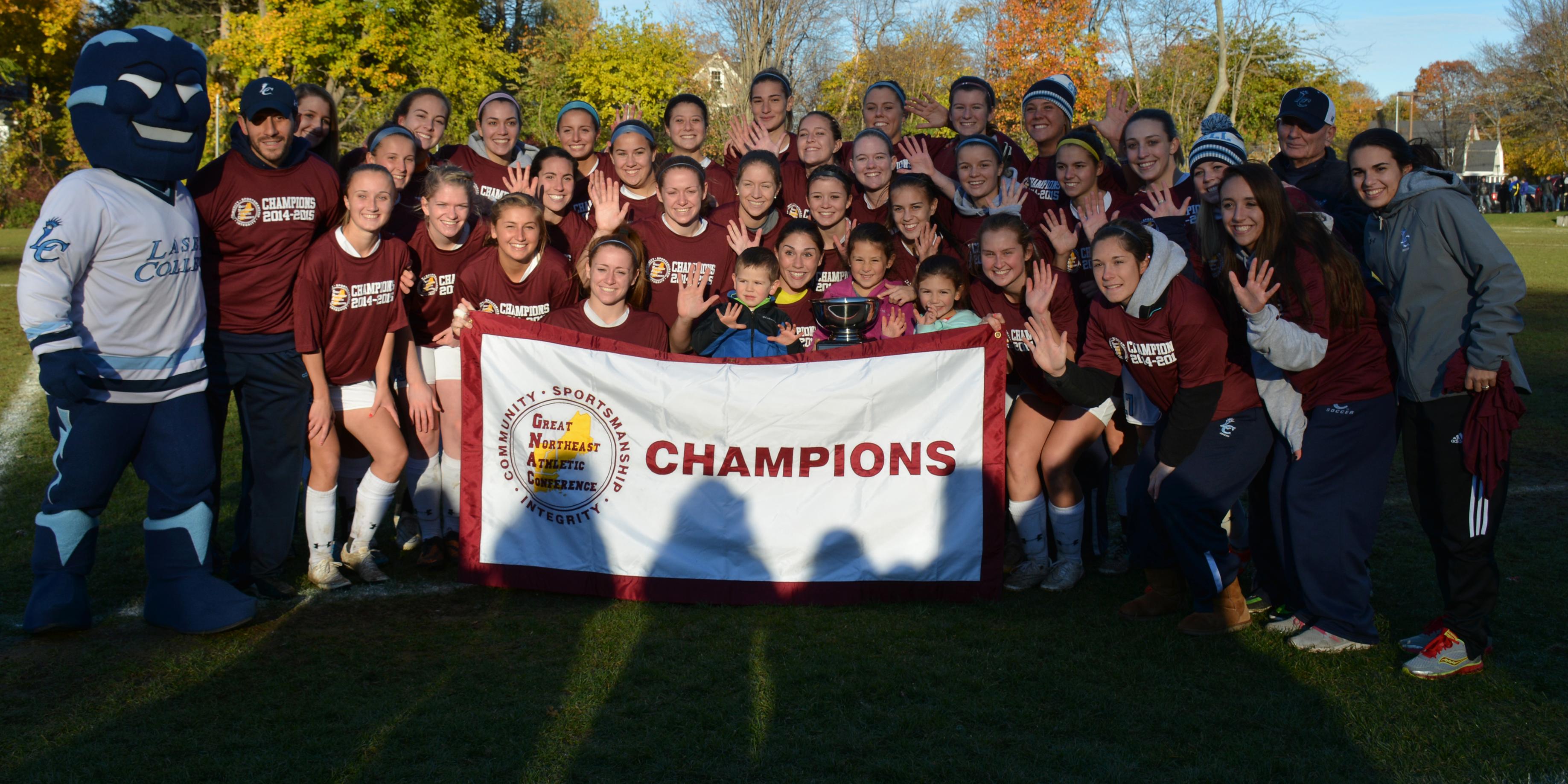 Women's Soccer Claims 5th GNAC Title