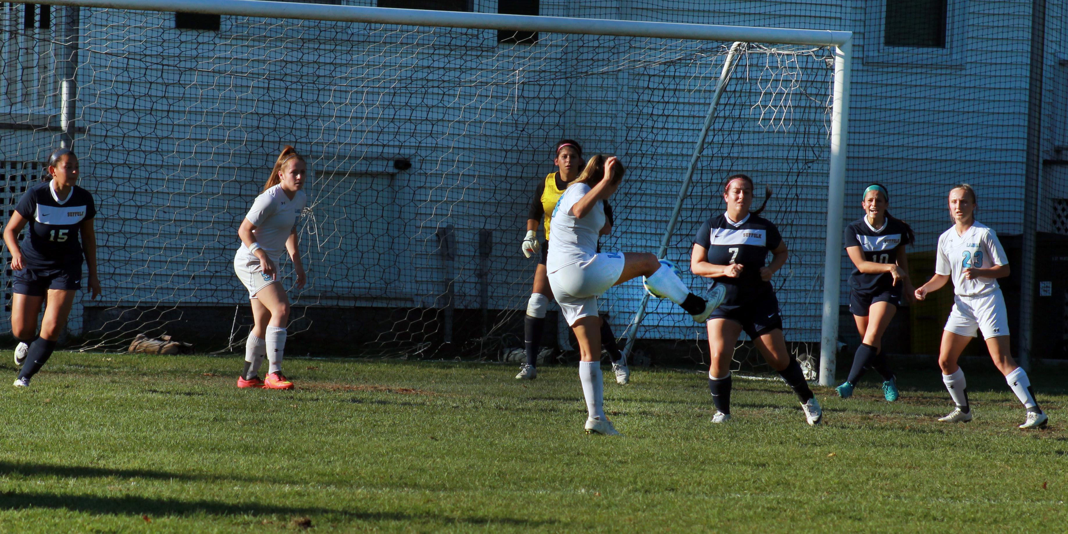 Day and Cullen Goals Propel Lasell Past Suffolk 2-1 in Women's Soccer