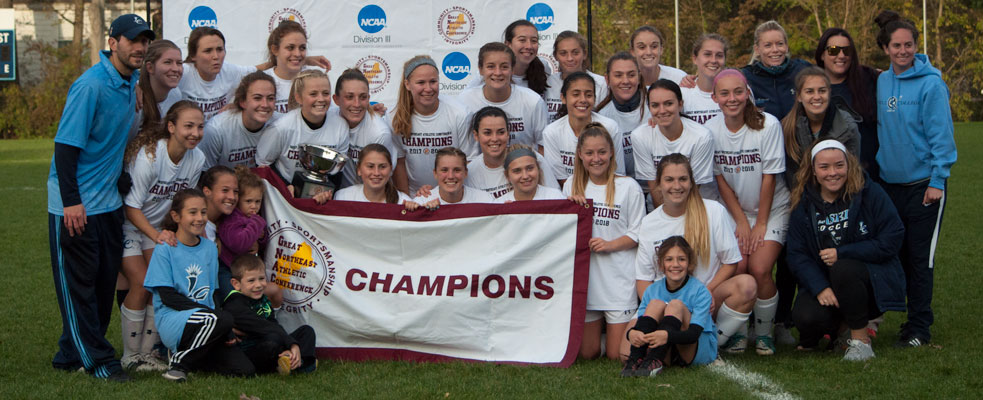 STRAIGHT TO EIGHT: Women's Soccer Crowned 2017 GNAC Champions