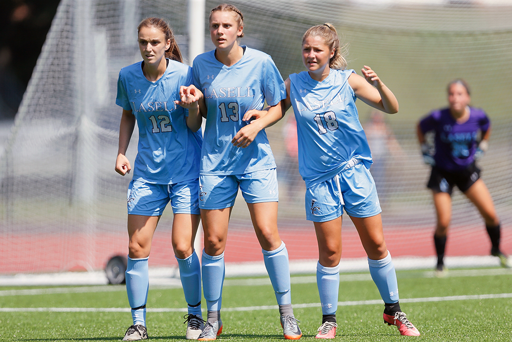 Lasell Women’s Soccer blanks Simmons for GNAC victory