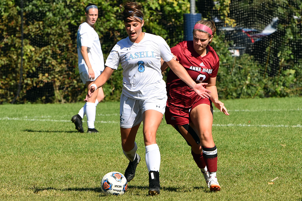 WSOC: Strong second half leads Lasell past Anna Maria; O’Guin leads Lasers