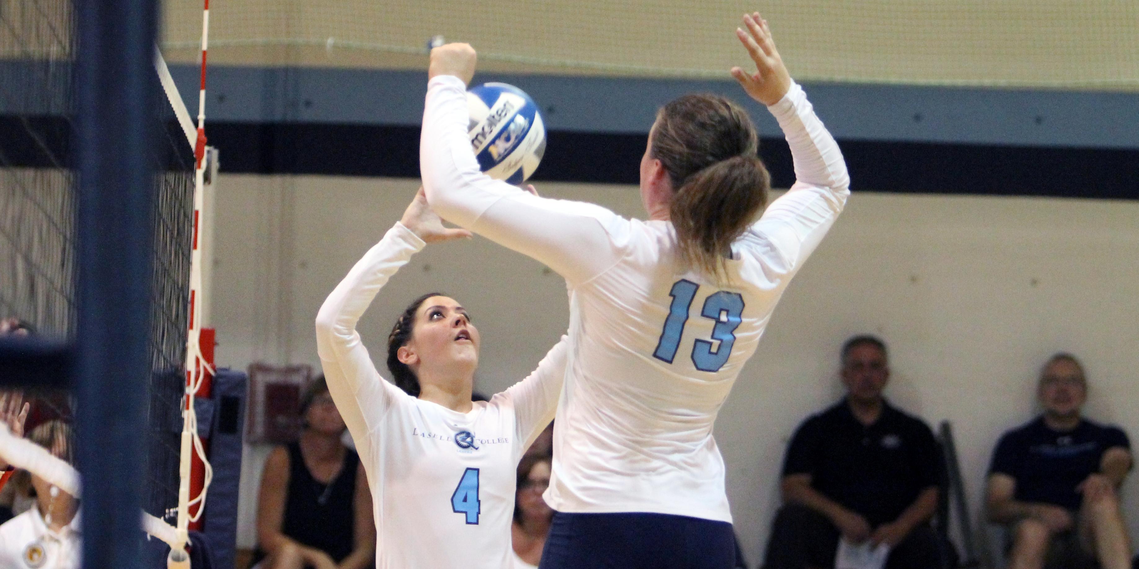 Women's Volleyball Bested by Anna Maria, Emmanuel in GNAC Tri-Match