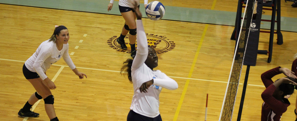 Women's Volleyball Drops Two in GNAC Tri-Match