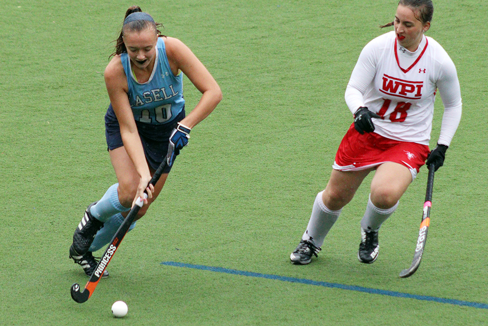 Lasell Field Hockey wins in overtime, hands WPI first loss of season