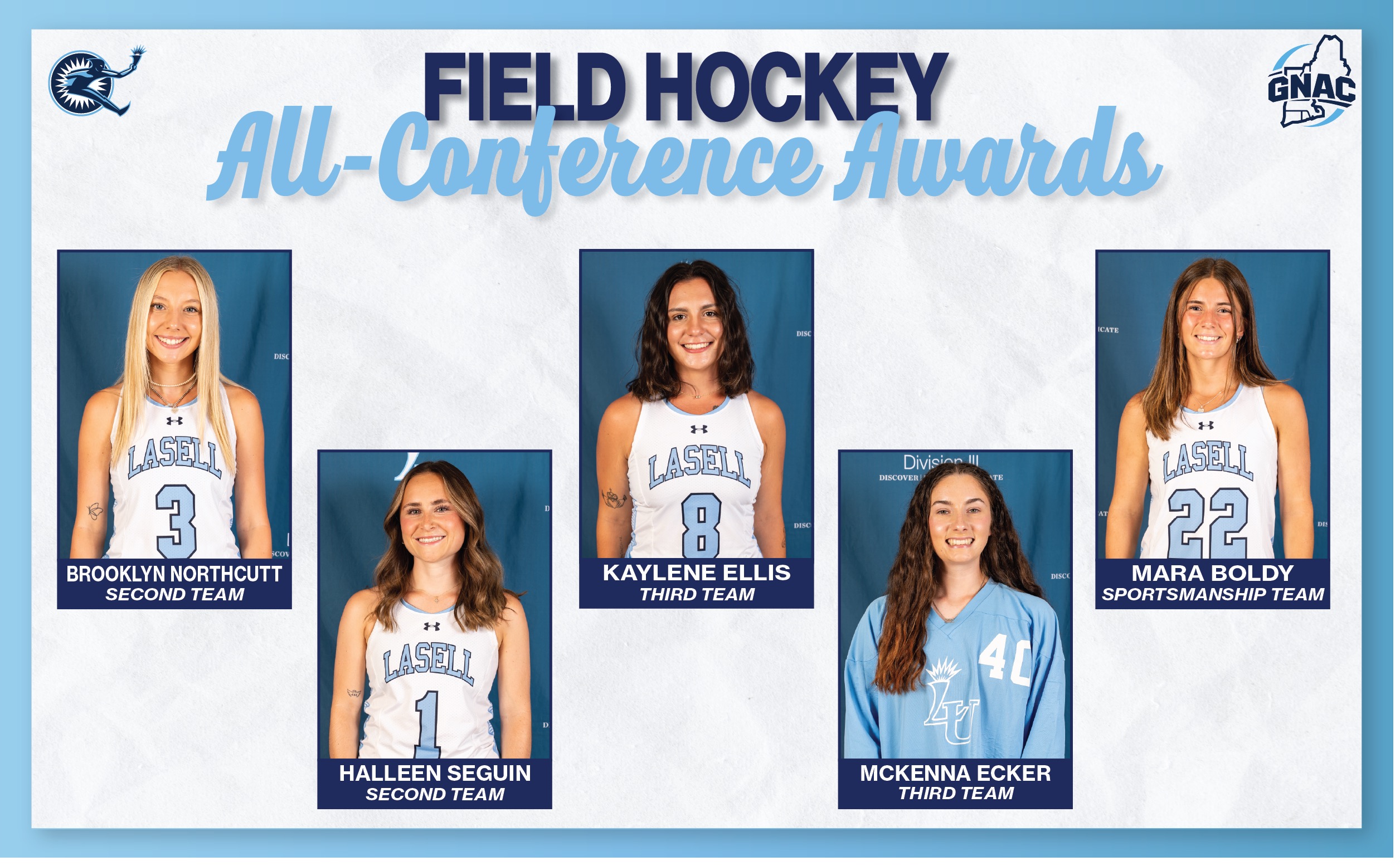 FH: Five Lasers Recognized in GNAC Post-Season Awards