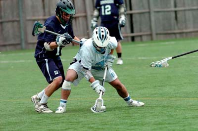 Lasers Dominate Lions in Men’s Lacrosse Action