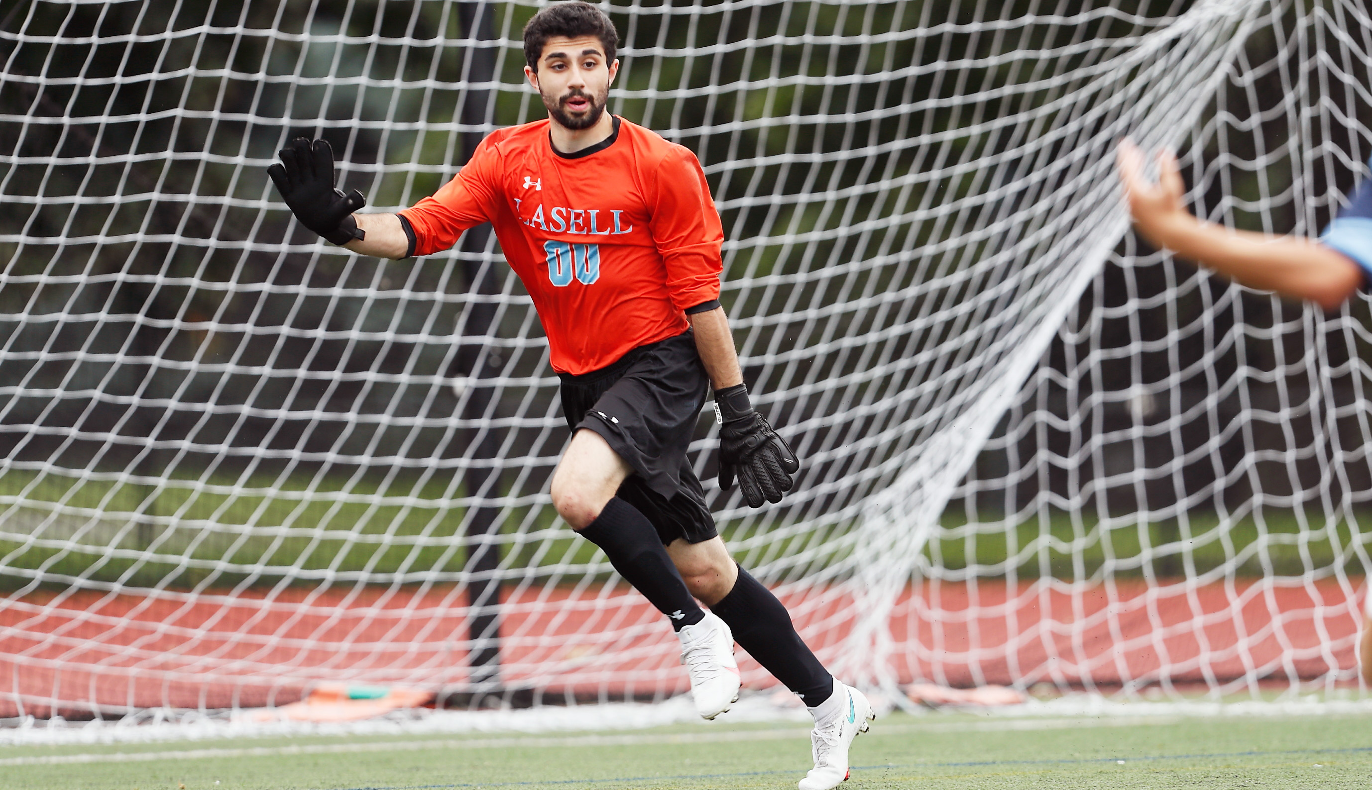 MSOC: Palumbo scores two to lead Lasers to first GNAC victory