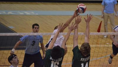 Lasell Drops Regis in Three Sets in Men’s Volleyball