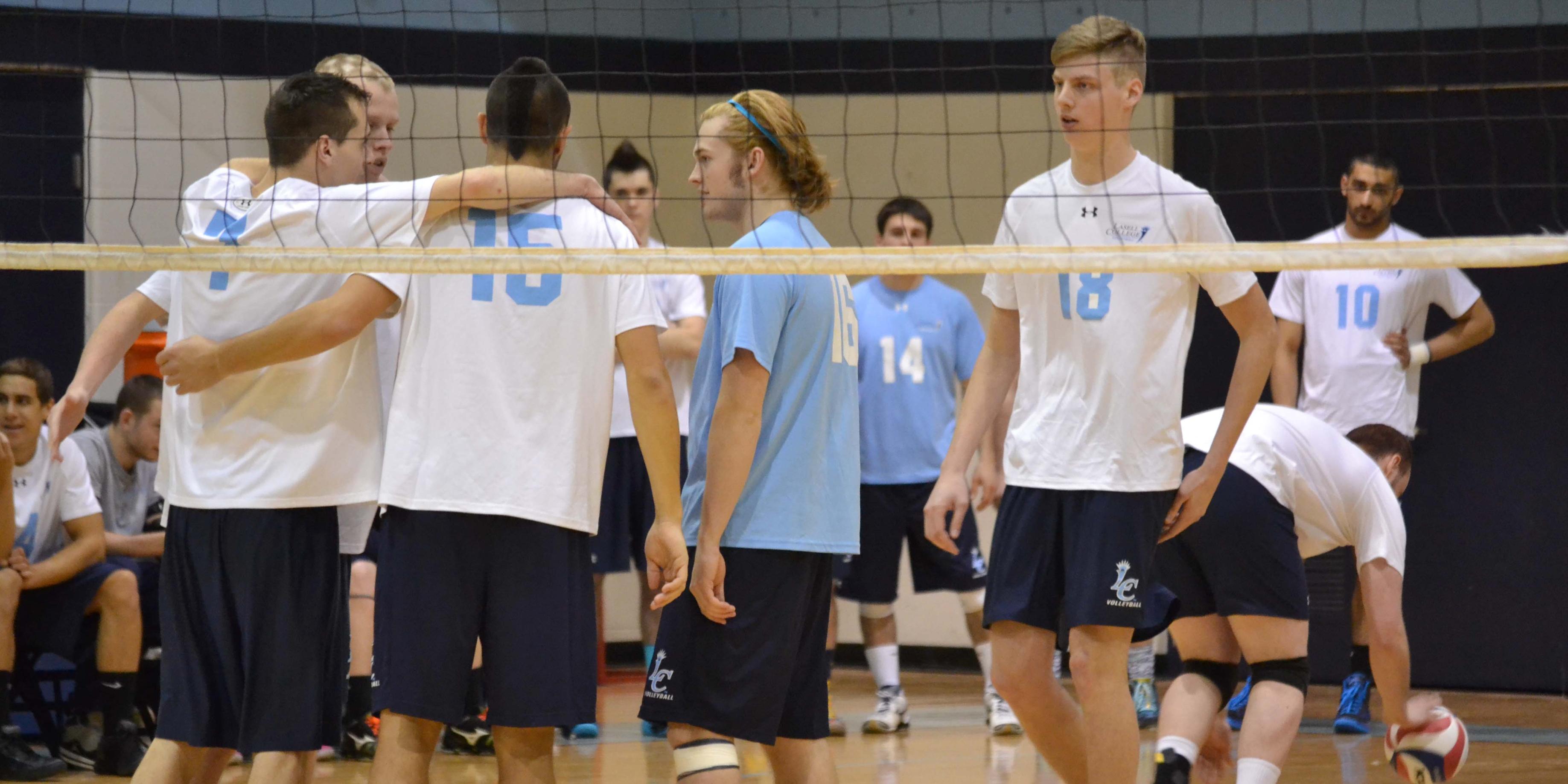 Men's Volleyball Takes Home 3-2 Conference Victory Over Emmanuel