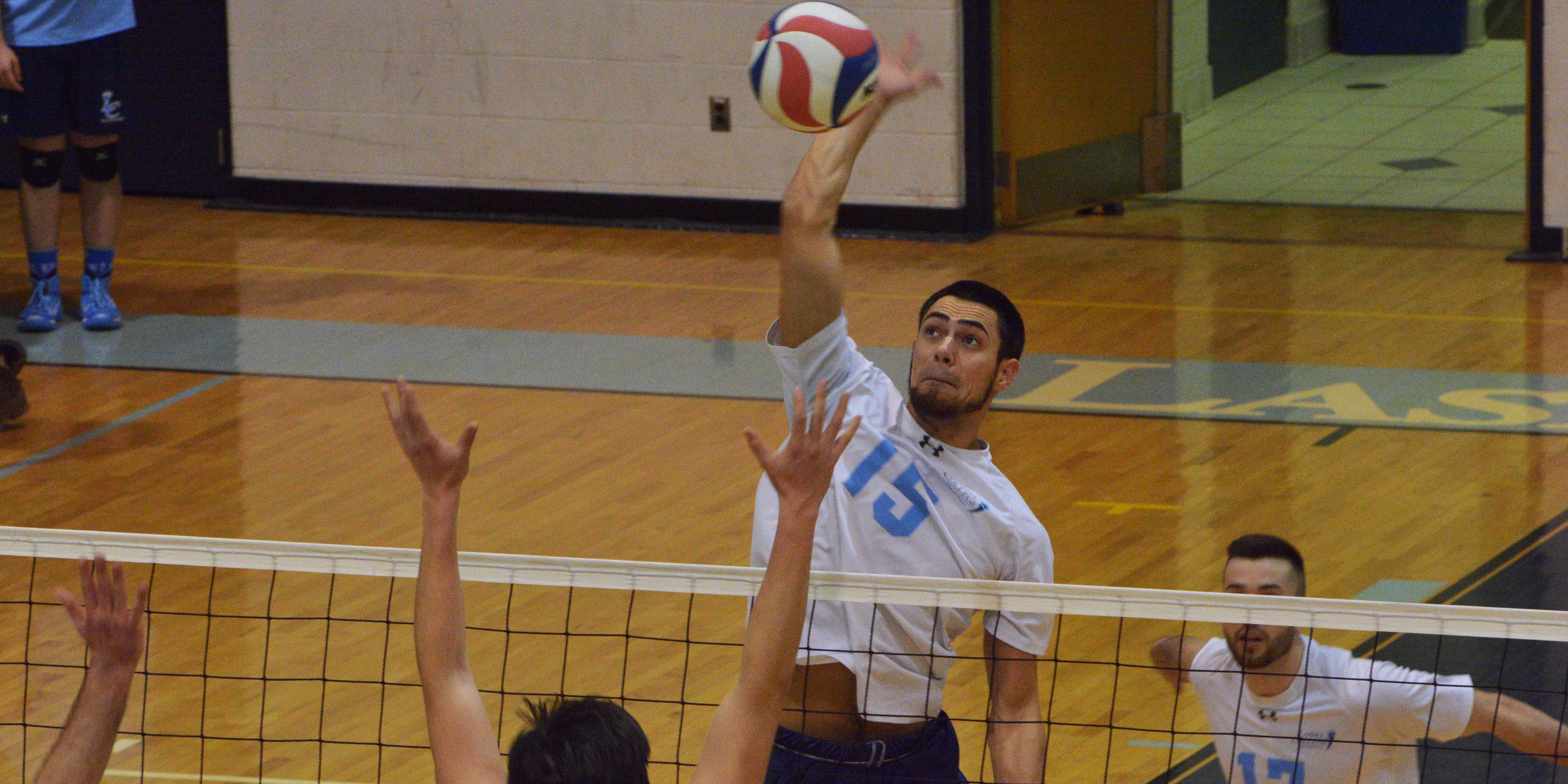 Men’s Volleyball Tops GNAC in 3-1 Victory over Rivier