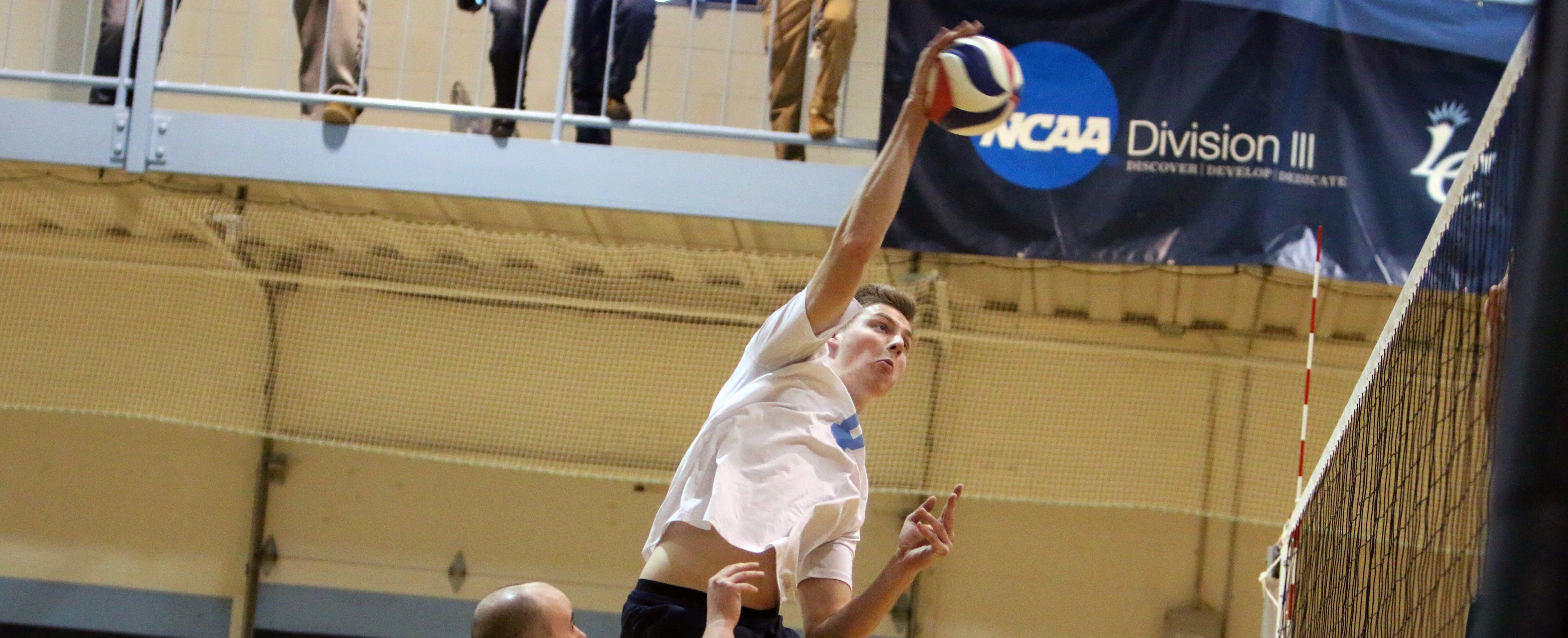 Men's Volleyball Claims Fifth Straight GNAC Win over Johnson and Wales