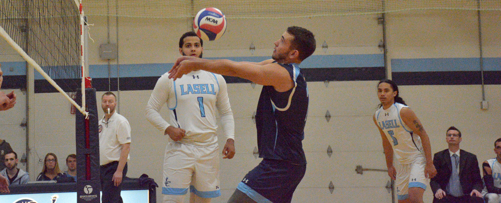 Men's Volleyball Stages Fourth Set Comeback; Knocks Off Rivier 3-1