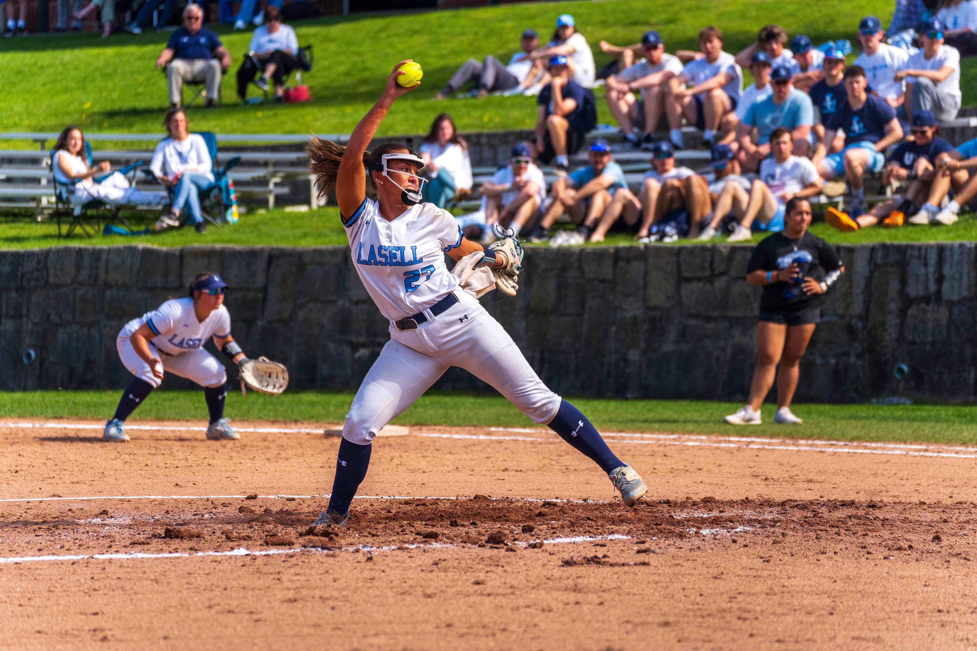 SB: Lasers Win First Game in GNAC Tournament