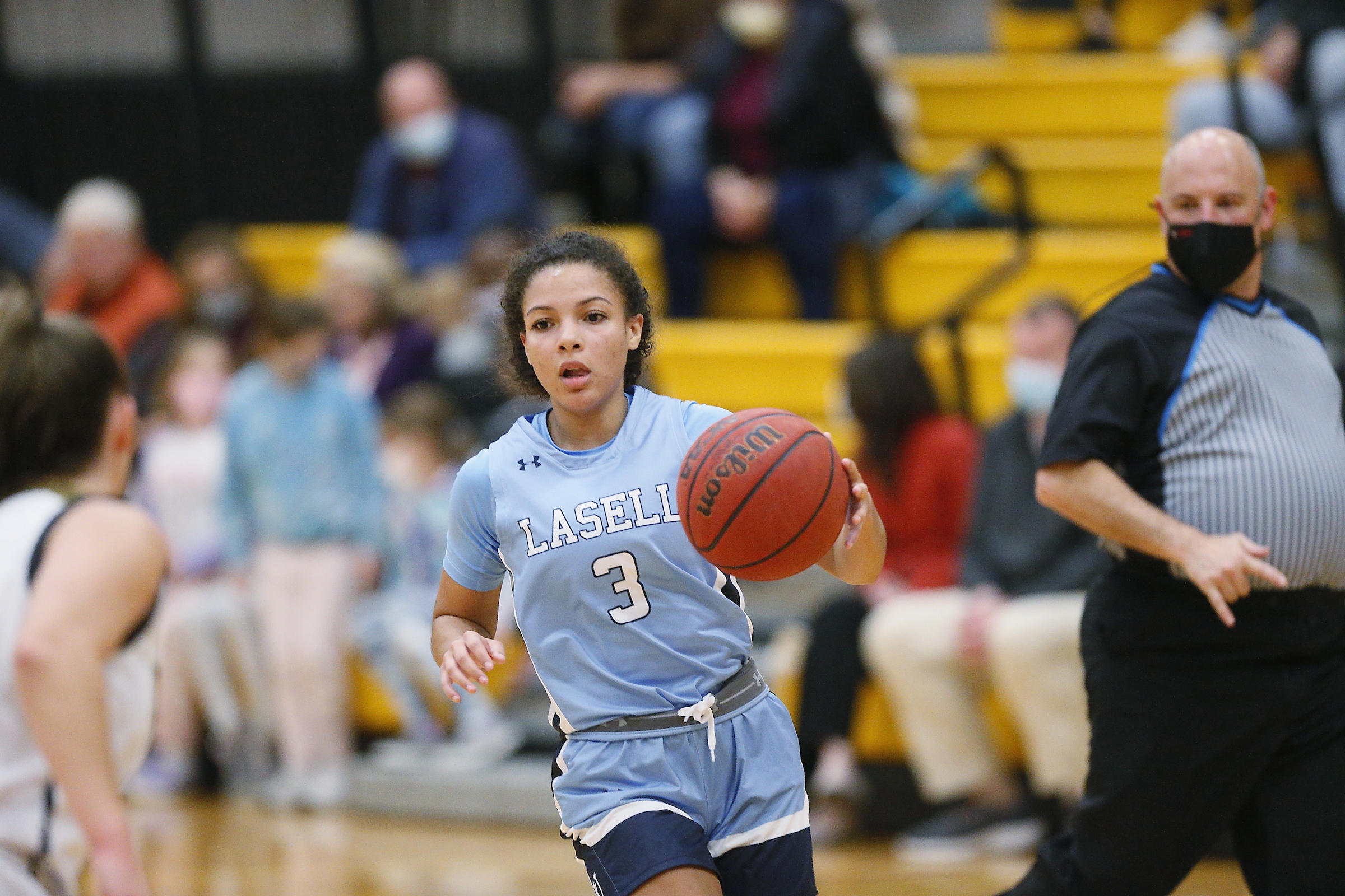 WBB: Lasers Upend Regis on Road