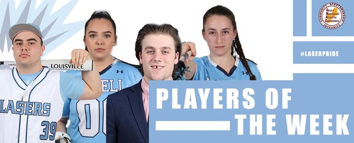 Four Lasell student-athletes earn GNAC weekly honors