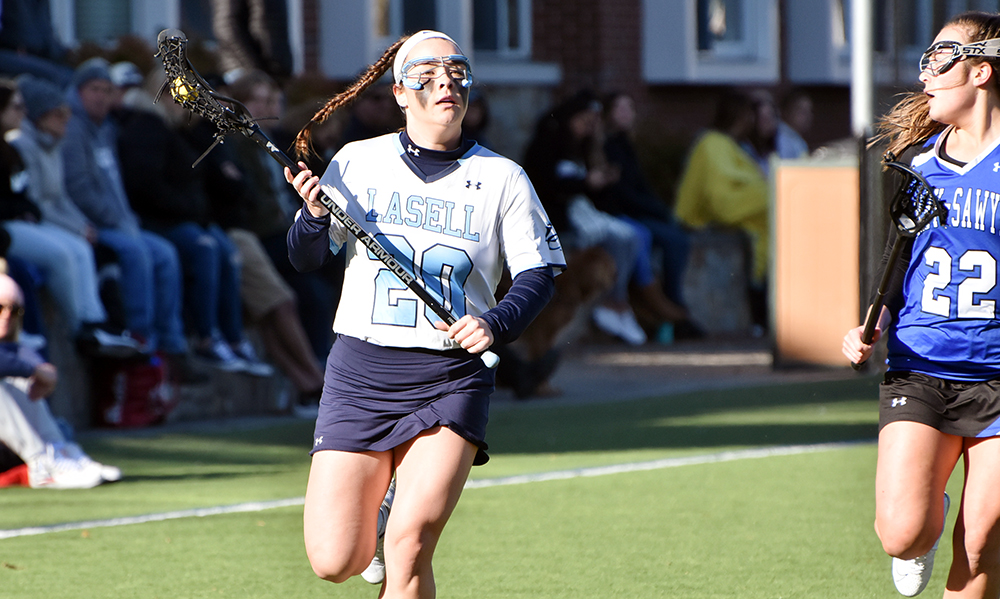 WLX: Lasell wins GNAC opener over Colby-Sawyer; McComb tops Lasers with eight goals