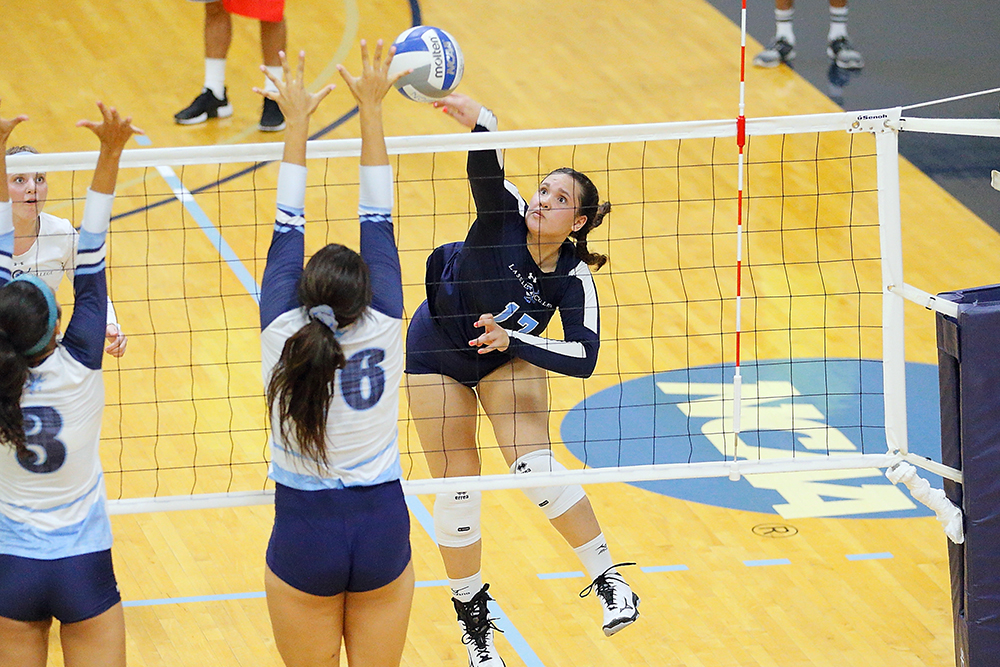 WVB: Lasell posts first win and finishes with split at Keuka Invitational