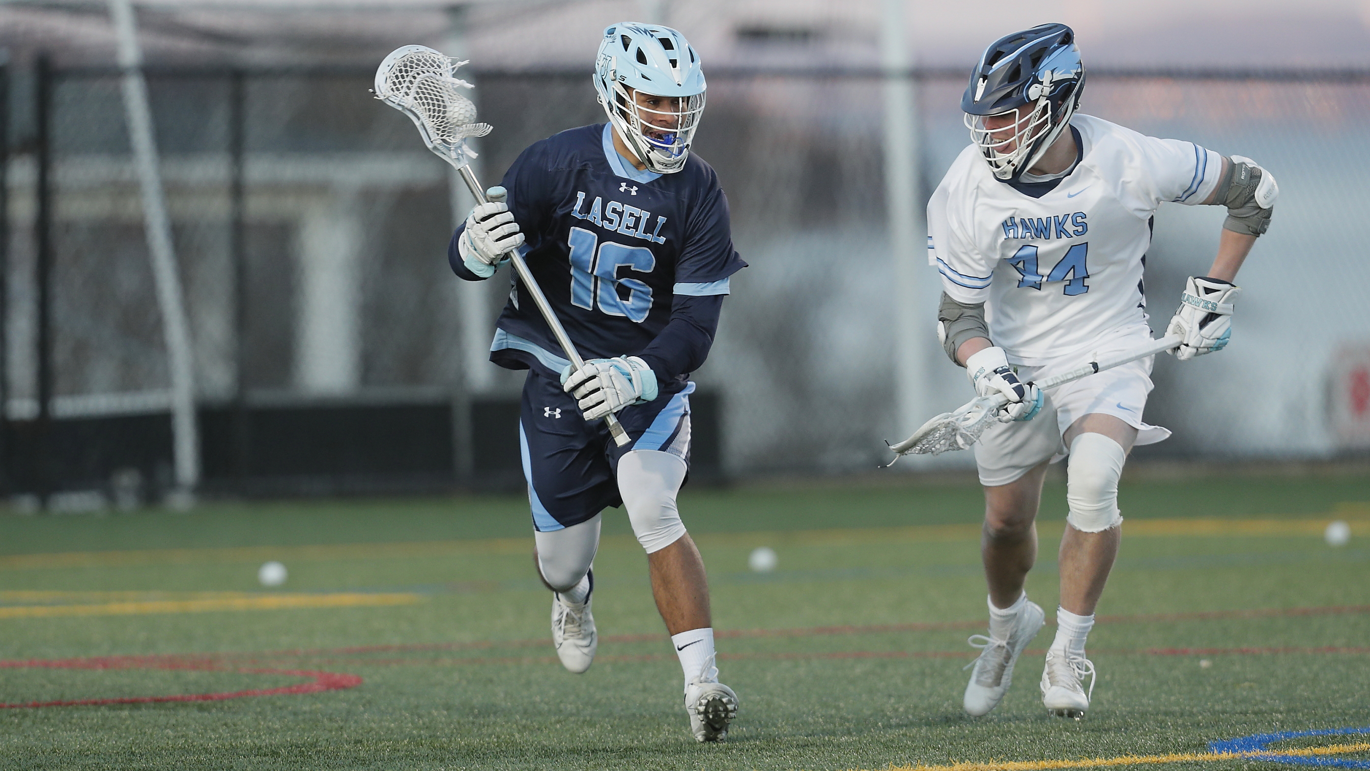 Men's Lacrosse: Lasers win defensive battle over Rivier for third straight GNAC victory