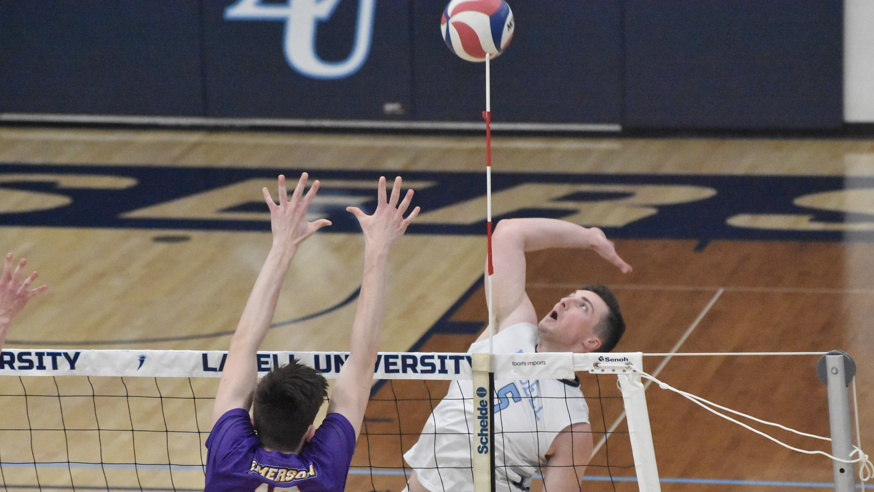 Men's Volleyball: Shinaut and Merritt lead Lasell to season sweep of Emerson